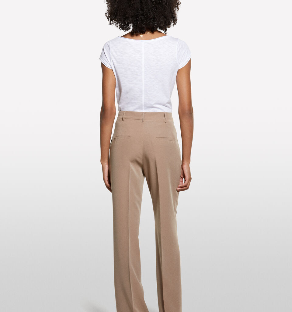 White V-neck t-shirt - women's short sleeve t-shirts - White | Sisley image number 2